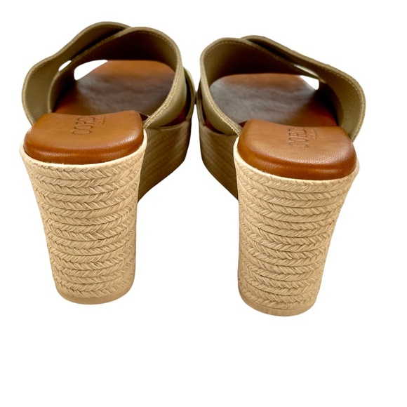 Elegant Women's Cream Espadrille Wedges - Picture 6 of 9